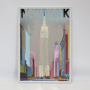 New York Mirrored Wall Art at Online8 Furniture Auckland NZ