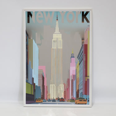 New York Mirrored Wall Art at Online8 Furniture Auckland NZ