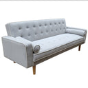 New York Sofabed - Grey with white piping at Online8 Furniture Auckland NZ