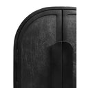 Nico 2-Door Bedside Table - Matte Black at Online8 Furniture Auckland NZ