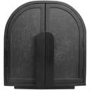 Nico 2-Door Bedside Table - Matte Black at Online8 Furniture Auckland NZ