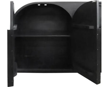 Nico 6-Door Sideboard | Matte Black at Online8 Furniture Auckland NZ
