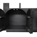 Nico Wooden Bookshelf - Matte Black at Online8 Furniture Auckland NZ