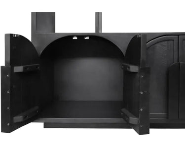 Nico Wooden Bookshelf - Matte Black at Online8 Furniture Auckland NZ