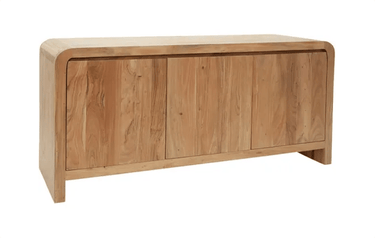 Noah 3 Door Sideboard - Natural at Online8 Furniture Auckland NZ