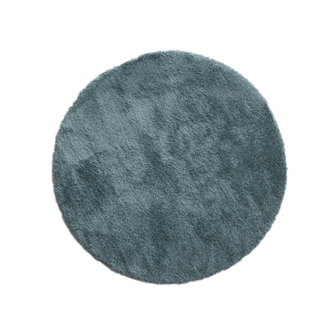 Nomadic Round Teal Blue Rug 200x200 at Online8 Furniture Auckland NZ