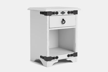 Nordic 1 Drawer Bedside Table - NZ Made at Online8 Furniture Auckland NZ