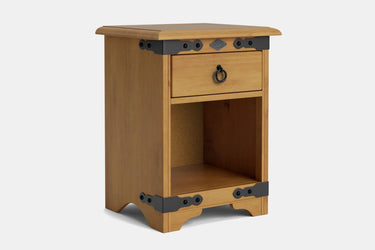 Nordic 1 Drawer Bedside Table - NZ Made at Online8 Furniture Auckland NZ