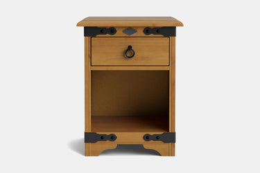 Nordic 1 Drawer Bedside Table - NZ Made at Online8 Furniture Auckland NZ