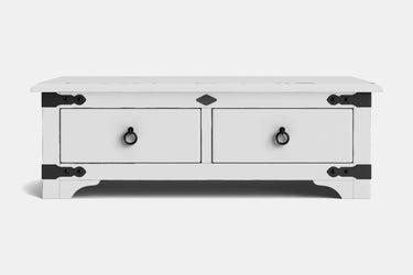 Nordic 2 Drawer Coffee Table - NZ Made at Online8 Furniture Auckland NZ