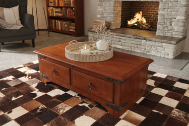 Nordic 2 Drawer Coffee Table - NZ Made at Online8 Furniture Auckland NZ