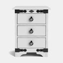 Nordic 3 Drawer Bedside Table - NZ Made at Online8 Furniture Auckland NZ
