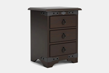 Nordic 3 Drawer Bedside Table - NZ Made at Online8 Furniture Auckland NZ
