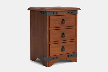 Nordic 3 Drawer Bedside Table - NZ Made at Online8 Furniture Auckland NZ