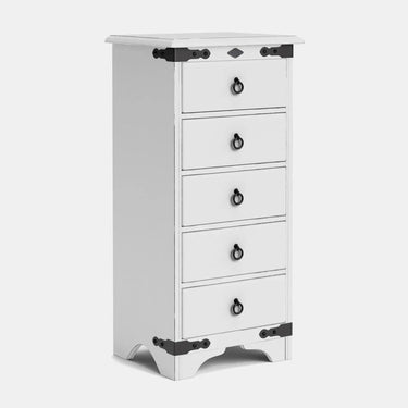 Nordic 5 Drawer Slimboy - NZ Made at Online8 Furniture Auckland NZ