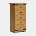 Nordic 5 Drawer Slimboy - NZ Made at Online8 Furniture Auckland NZ