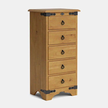 Nordic 5 Drawer Slimboy - NZ Made at Online8 Furniture Auckland NZ