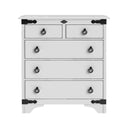 Nordic 5 Drawer Tallboy - NZ Made at Online8 Furniture Auckland NZ