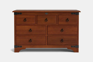 Nordic 7 Drawer Lowboy - NZ Made at Online8 Furniture Auckland NZ