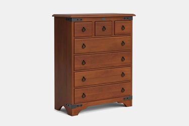 Nordic 7 Drawer Tallboy - NZ Made at Online8 Furniture Auckland NZ