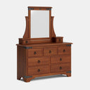 Nordic 9 Drawer Dresser & Mirror - NZ Made at Online8 Furniture Auckland NZ