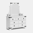 Nordic 9 Drawer Dresser & Mirror - NZ Made at Online8 Furniture Auckland NZ