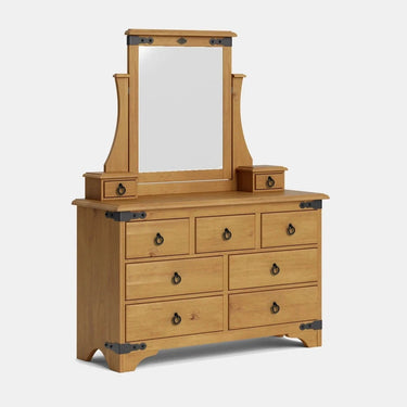 Nordic 9 Drawer Dresser & Mirror - NZ Made at Online8 Furniture Auckland NZ