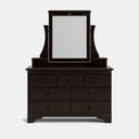 Nordic 9 Drawer Dresser & Mirror - NZ Made at Online8 Furniture Auckland NZ