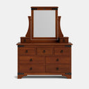 Nordic 9 Drawer Dresser & Mirror - NZ Made at Online8 Furniture Auckland NZ