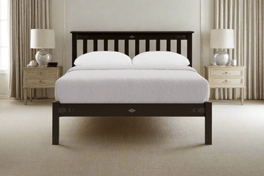 Nordic Low Foot Slatted Bed Frame - NZ Made at Online8 Furniture Auckland NZ