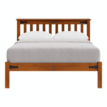 Nordic Low Foot Slatted Bed Frame - NZ Made at Online8 Furniture Auckland NZ