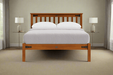 Nordic Low Foot Slatted Bed Frame - NZ Made at Online8 Furniture Auckland NZ