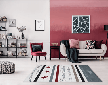 Normandy White/Multi Rug at Online8 Furniture Auckland NZ