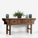 Northern China Console Table - Dark Walnut at Online8 Furniture Auckland NZ