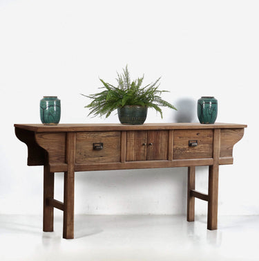 Northern China Console Table - Dark Walnut at Online8 Furniture Auckland NZ