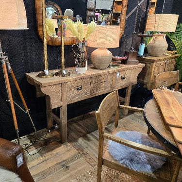 Northern China Console Table - Dark Walnut at Online8 Furniture Auckland NZ
