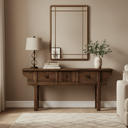 Northern China Console Table - Dark Walnut at Online8 Furniture Auckland NZ