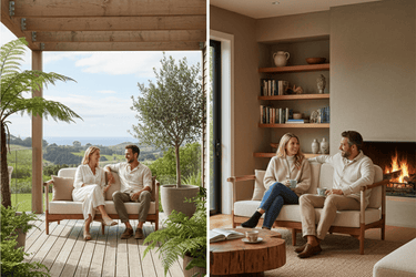 Nova Teak 2 Seater Sofa - Indoor | Outdoor at Online8 Furniture Auckland NZ