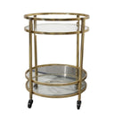 Novo Drinks Trolley - Gold at Online8 Furniture Auckland NZ