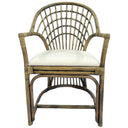 Nusa Dua Armchair - Honey / Black & Oatmeal at Online8 Furniture Auckland NZ