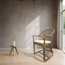 Nusa Dua Armchair - Honey / Black & Oatmeal at Online8 Furniture Auckland NZ
