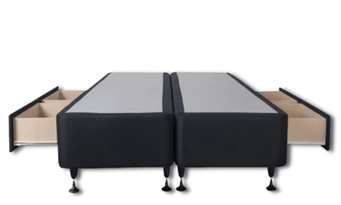 NZ Made bed base With 4 Deep Drawers - Split Queen at Online8 Furniture Auckland NZ