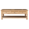 Oak Coffee Table 6 Drawers at Online8 Furniture Auckland NZ