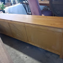 Oak Entertainment Unit - 4 Doors & 3 Drawers at Online8 Furniture Auckland NZ