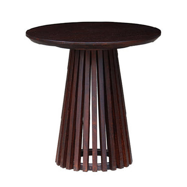 Oak Side Table - Antique Walnut at Online8 Furniture Auckland NZ