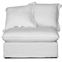 Oasis Washed Belgian Linen 3 Seat Modular Slip Cover Sofa - Natural at Online8 Furniture Auckland NZ