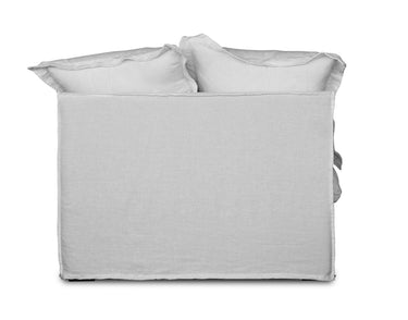 Oasis Washed Belgian Linen 3 Seat Modular Slip Cover Sofa - Natural at Online8 Furniture Auckland NZ