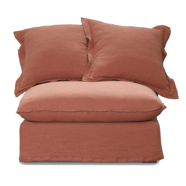 Oasis Washed Belgian Linen Dream Sofa Center at Online8 Furniture Auckland NZ