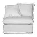 Oasis Washed Belgian Linen Dream Sofa Centre - Natural at Online8 Furniture Auckland NZ