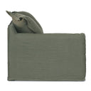 Oasis Washed Belgian Linen Dream Sofa Left - Olive at Online8 Furniture Auckland NZ
